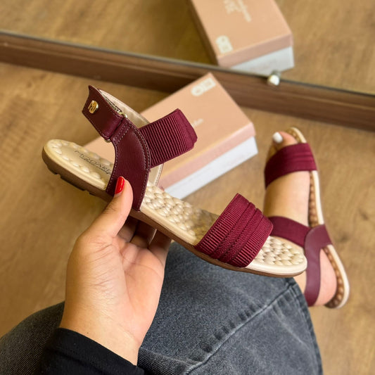 Sandalia Modare Pontos De Conforto Detalhe Marca Logo 7163.137